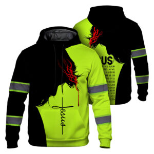 Hi Vis Hoodie Reflective Jesus Safety Workwear