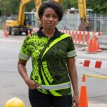 Attachment image of Himin's review on Hi Vis Polo Shirt Reflective Tapes Hawaiian Polynesian Tribal Custom Name Safety Workwear