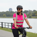 Attachment image of Himin's review on Hi Vis Polo Shirt Reflective Pink Neon US Flag Custom Name Safety Workwear For Patriotic