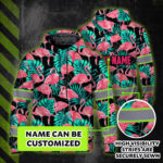 Hi-Vis-Hoodie-Reflective-Tapes-Pink-Flamingo-Flower-Hawaiian-Custom-Name-2