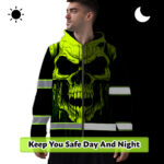 Hi-Vis-Zip-Hoodie-Reflective-Lime-Neon-Skull-Custom-Name-Safety-Workwear-For-Runners,-Cyclists,-Skull-Lover-2