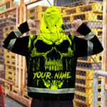 Hi-Vis-Zip-Hoodie-Reflective-Lime-Neon-Skull-Custom-Name-Safety-Workwear-For-Runners,-Cyclists,-Skull-Lover-6