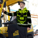 Hi-Vis-Zip-Hoodie-Reflective-Lime-Neon-Skull-Custom-Name-Safety-Workwear-For-Runners,-Cyclists,-Skull-Lover-7