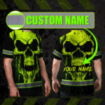 Hi-Vis-Shirts-Reflective-Lime-Neon-Skull-Custom-Name-Safety-Workwear-For-Runners,-Cyclists,-Skull-Lover-3