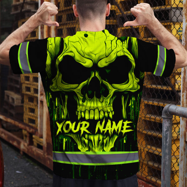 Hi-Vis-Shirts-Reflective-Lime-Neon-Skull-Custom-Name-Safety-Workwear-For-Runners,-Cyclists,-Skull-Lover-6