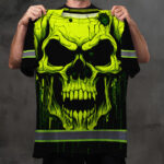 Hi-Vis-Shirts-Reflective-Lime-Neon-Skull-Custom-Name-Safety-Workwear-For-Runners,-Cyclists,-Skull-Lover-9