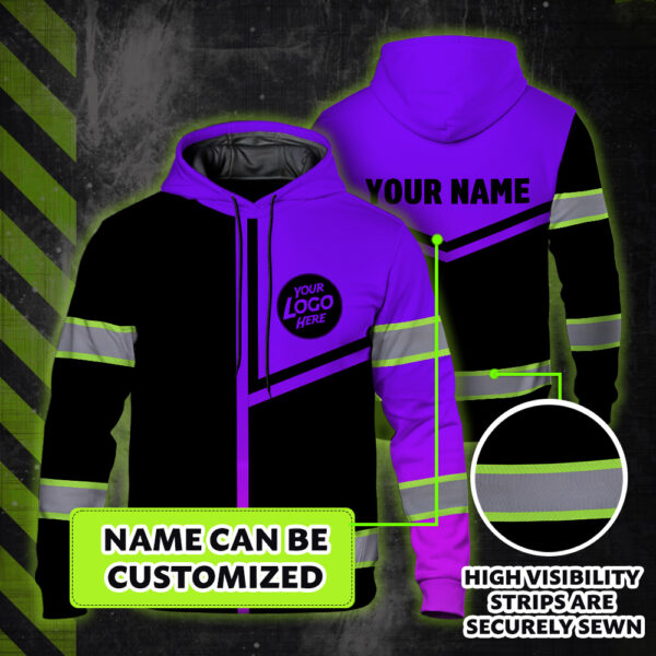Hi-Vis-Hoodie-Reflective-Tapes-Violet-Neon-Uniform-Custom-Name-And-Logo-2