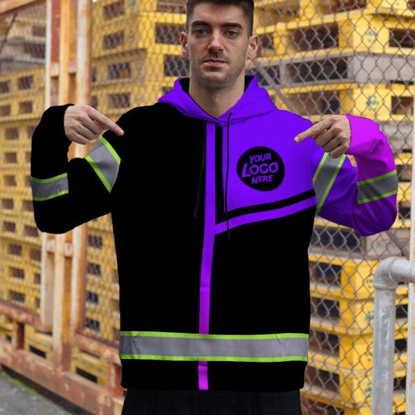 Hi-Vis-Hoodie-Reflective-Tapes-Violet-Neon-Uniform-Custom-Name-And-Logo-6