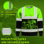 Hi-Vis-Long-Sleeve-Shirt-Reflective-Tapes-Green-Semi-Truck-Driver-7