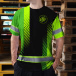 Hi-Vis-Shirt-Uniform-Company-Reflective-Stripes-Green-Neon-Custom-5