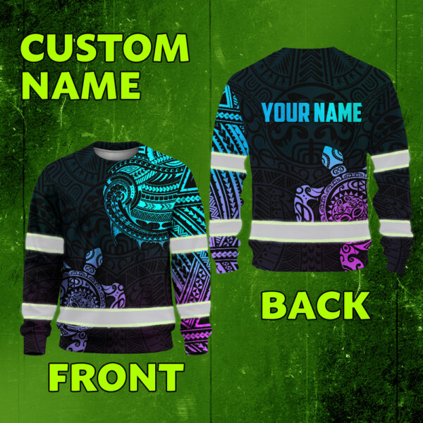 Hi2BVis2BLong2BSleeve2BShirt2BReflective2BGradient2BPolynesian2BTurtle2BHawaiian2BCustom2BName2B2-LYLP5.jpg