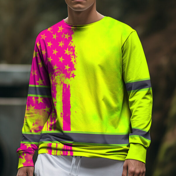 Hi2BVis2BLong2BSleeve2BShirt2BReflective2BTapes2BYellow2BAnd2BPink2BNeon2BUS2BFlag2BCustom2BName2B7-Bn7NK.jpg