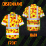 Hi-Vis-Hawaiian-Shirt-Reflective-Tapes-Orange-Neon-And-Yellow-Flowers-Custom-Name-Safety-Workwear-For-Workers,-Truckers,-Operators-5