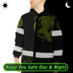 Hi-Vis-Jacket-Waterproof-And-Windproof-Reflective-Green-Neon-Viking-Custom-Name-Safety-2
