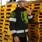 Hi-Vis-Jacket-Waterproof-And-Windproof-Reflective-Green-Neon-Viking-Custom-Name-Safety-7