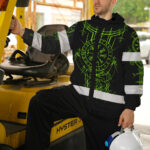 Hi-Vis-Jacket-Waterproof-And-Windproof-Reflective-Tapes-Green-Neon-Viking-Symbol-Custom-Name-5
