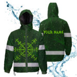 Hi-Vis-Jacket-Waterproof-And-Windproof-Reflective-Tapes-Green-Neon-Viking-Symbol-Custom-Name-Safety-4