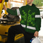 Hi-Vis-Jacket-Waterproof-And-Windproof-Reflective-Tapes-Green-Neon-Viking-Symbol-Custom-Name-Safety-5