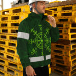 Hi-Vis-Jacket-Waterproof-And-Windproof-Reflective-Tapes-Green-Neon-Viking-Symbol-Custom-Name-Safety-7
