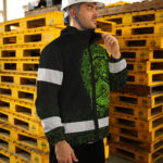 Hi-Vis-Jacket-Waterproof-And-Windproof-Reflective-Tapes-Green-Viking-Custom-Name-Safety-7