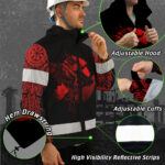 Hi-Vis-Jacket-Waterproof-And-Windproof-Reflective-Tapes-Moon-Raven-Viking-Symbol-Tattoo-Custom-3