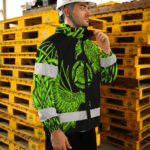 Hi-Vis-Jacket-Waterproof-And-Windproof-Reflective-Tapes-Viking-Symbol-Green-Neon-Custom-Name-8