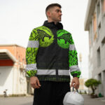 Hi-Vis-Jacket-Waterproof-And-Windproof-Reflective-Tapes-Wolf-Tattoo-Viking-Symbol-Green-Neon-8