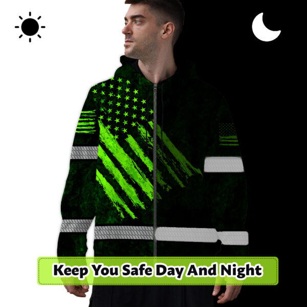 Hi2BVis2BZip2BHoodie2BReflective2BTapes2BGreen2BNeon2BUSA2BFlag2BCustom2BName2B2-y8HUV.jpg