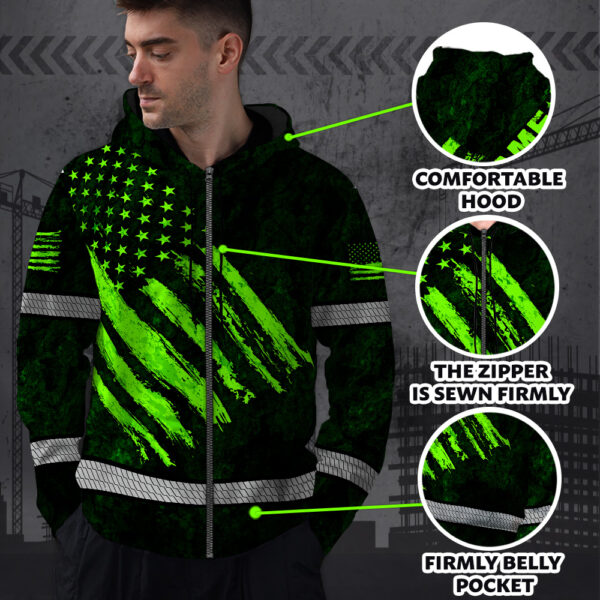 Hi2BVis2BZip2BHoodie2BReflective2BTapes2BGreen2BNeon2BUSA2BFlag2BCustom2BName2B3-NziY8.jpg
