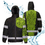 High Visibility Jacket Waterproof And Windproof Reflective Vikings Tattoo Safety Workwear4