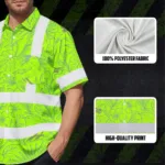 hi-vis-hawaiian-shirt-reflective-tapes-green-grey-flowers-custom-1182e.webp