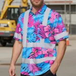 hi-vis-hawaiian-shirt-reflective-tapes-pink-neon-and-blue-flowers-4de11.webp