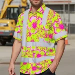 hi-vis-hawaiian-shirt-reflective-tapes-pink-neon-and-lime-flowers-0ae10.webp