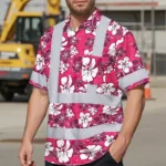 hi-vis-hawaiian-shirt-reflective-tapes-pink-violet-flowers-custom-d04d3.webp