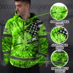 hi-vis-hoodie-reflective-tapes-green-tie-dye-us-flag-scratch-custom-bf926.webp