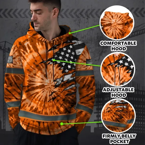 hi-vis-hoodie-reflective-tapes-orange-tie-dye-us-flag-scratch-custom-515e1.webp