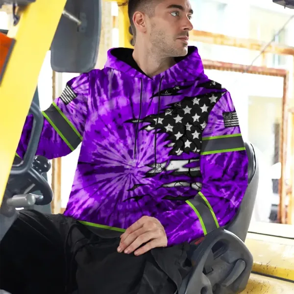 hi-vis-hoodie-reflective-tapes-violet-tie-dye-us-flag-scratch-custom-dc93c.webp
