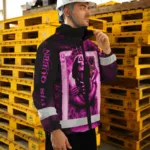 hi-vis-jacket-waterproof-reflective-sugar-skull-pink-his-queen-a1d30.webp