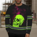 hi-vis-long-sleeve-shirt-reflective-tapes-pink-forest-green-skull-57aab.webp