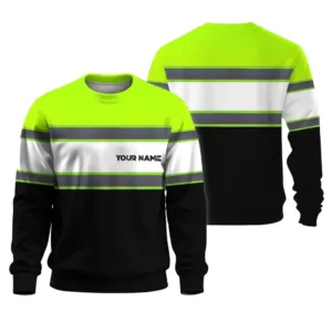 Hi Vis Long Sleeve Shirts Reflective Horizontal Line Custom