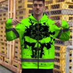 hi-vis-zip-hoodie-reflective-tapes-green-neon-skull-viking-symbol-e0533.webp