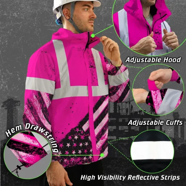 hi-vis-jacket-waterproof-reflective-pink-us-flag-paint-custom-name-c27af.webp