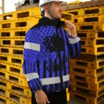 hi-vis-jacket-waterproof-reflective-skull-blue-neon-us-flag-custom-e1824.webp