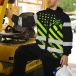 hi-vis-jacket-waterproof-reflective-tapes-green-black-usa-flag-9816a.webp