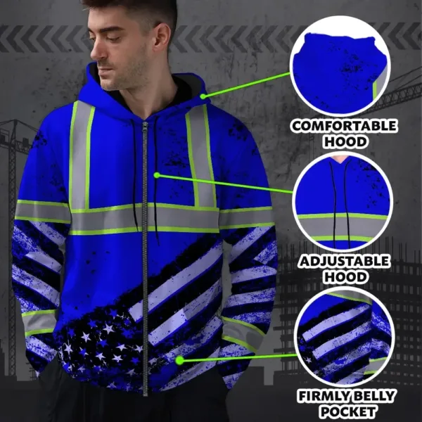 hi-vis-zip-hoodie-reflective-blue-us-flag-paint-custom-name-safety-156ce.webp