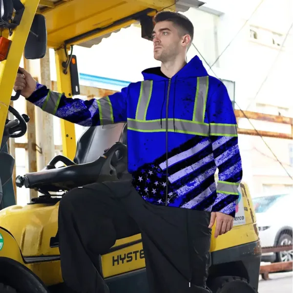 hi-vis-zip-hoodie-reflective-blue-us-flag-paint-custom-name-safety-88d3a.webp