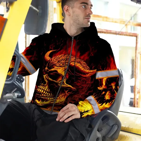 hi-vis-zip-hoodie-reflective-orange-neon-skull-fire-custom-name-5db03.webp