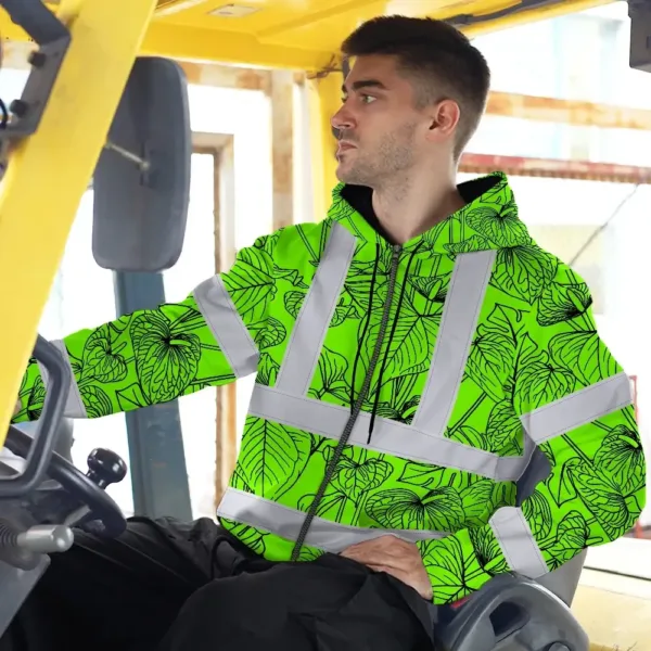 hi-vis-zip-hoodie-reflective-tapes-blue-neon-flowers-custom-name-d0319.webp