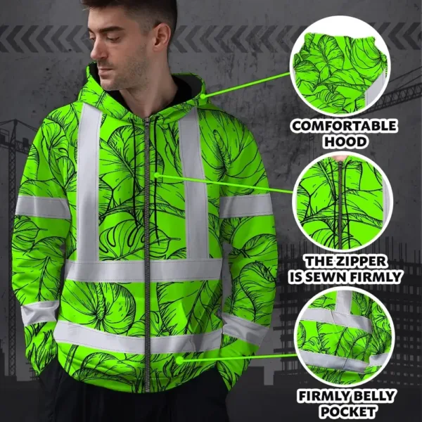 hi-vis-zip-hoodie-reflective-tapes-green-black-neon-flowers-custom-9bff8.webp