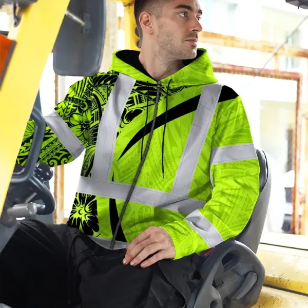 hi-vis-zip-hoodie-reflective-tapes-green-hawaiian-polynesian-tribal-337d0.webp